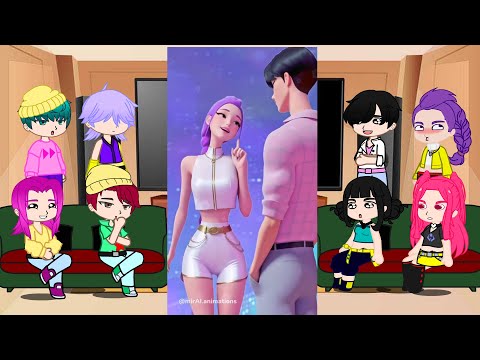 K-Pop Demon Hunters React To Themeselves / Memes / TikToks / Saja Boys / Huntrix / Gacha React