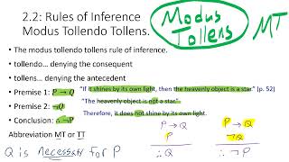 Symbolic Logic II: Rules of Inference (part a)