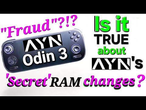 AYN Odin 3 RAM scandal? Latest news...