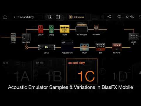 Positive Grid Bias FX Mobile Acoustic Simulator/Emulator Samples & Variations