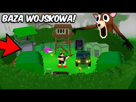 ZBUDOWAŁEM BAZE WOJSKOWĄ w 99 Nocy w Lesie!