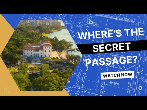 This Tunnel goes UNDER the House! |  Vizcaya's Secret Doors - Ep. 3
