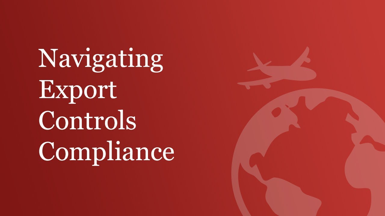 Traliance Export Controls Essentials Training Program Introduction