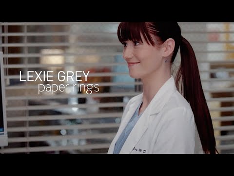 lexie grey | paper rings