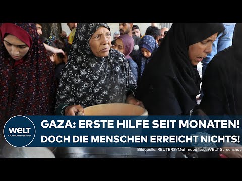 KRIEG IN NAHOST: Nach Druck auf Israel – Hilfslieferung trifft in Gaza ein, wird aber nicht verteilt