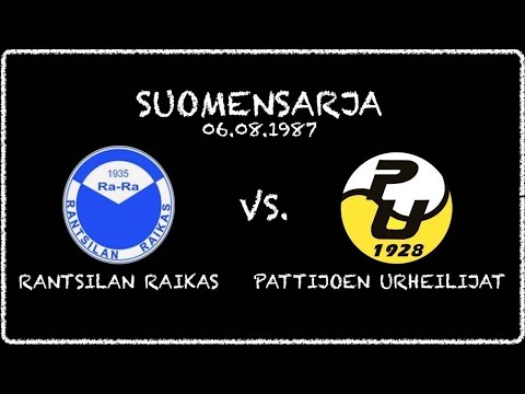 RANTSILAN RAIKAS VS. PATTIJOEN URHEILIJAT (SUOMENSARJA 06.08.1987)