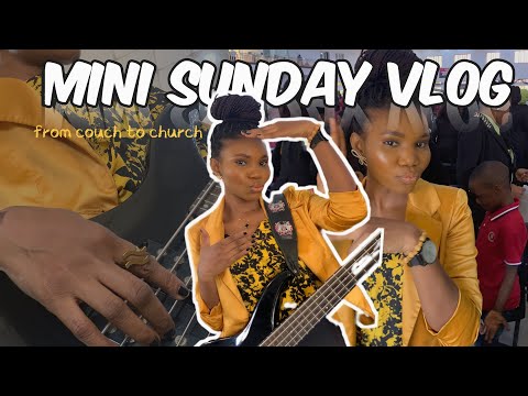 My Sunday unplugged; from couch to church #vlog