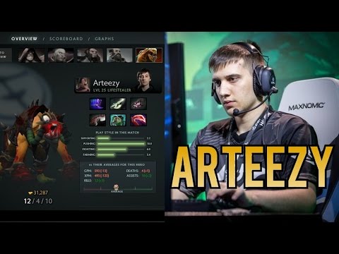 PLAYER PERSPECTIVE: Arteezy (Life Stealer) ARMLET TOGGLE GOD [EG vs FL - DAC 2017]