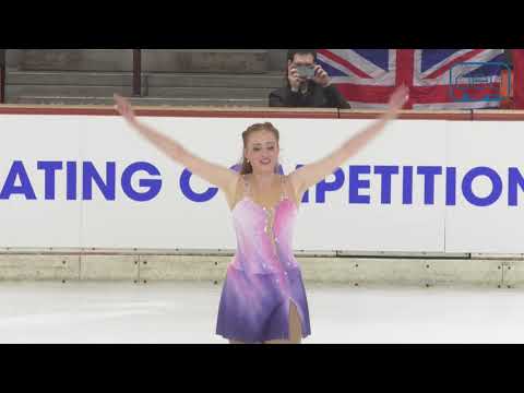 Dariya Yakovenko. Oberstdorf 2019. Bronze Ladies I FS. 6 place