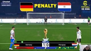GERMANY vs PARAGUAY | Round of 32 Penalty Shootout | eFootball PES 2021 Gameplay Simulation GERMANY vs PARAGUAY | Round of 32 Penalty Shootout | eFootball PES 2021 Gameplay Simulation