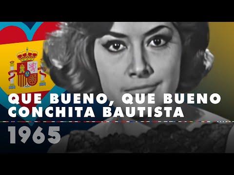 QUE BUENO, QUE BUENO – CONCHITA BAUTISTA (Spain 1965 - Eurovision Song Contest HD)