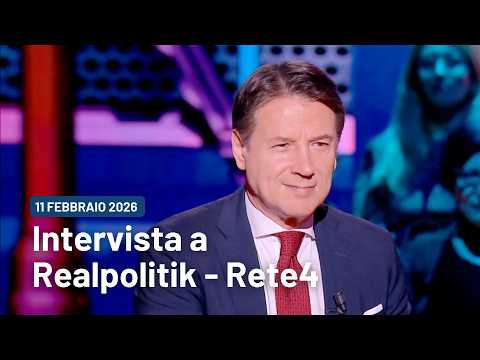 Giuseppe Conte intervistato da Tommaso Labate a “Realpolitik” | 11/2/2026