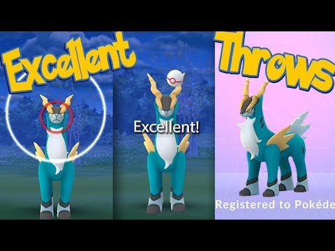 COBALION Excellent Throws EVERY TIME! How To Excellent Throws When Catching COBALION | Pokémon Go