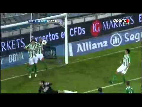 Getafe CF - Real Betis 1:0 Goal Diego Castro 26.9.2011