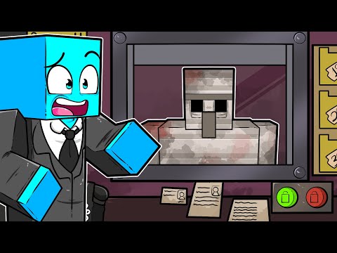 I BECAME SECURITY FOR 24 HOURS IN Minecraft!