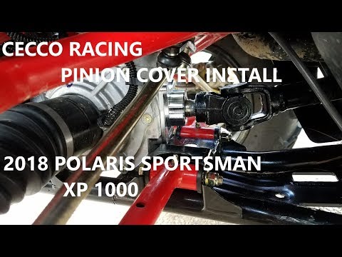 CECCO Racing Pinion Cover for 2018 Polaris Sportsman XP 1000