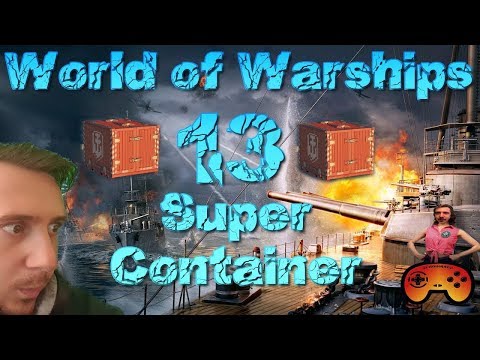 13 Supercontainer Opening in World of Warships - German/Deutsch