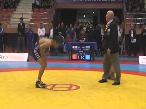 AWFCUP2013   Mikayıl Rəhmanov AZE   Davit Çxartişvili GEO   granpre 50 kg final