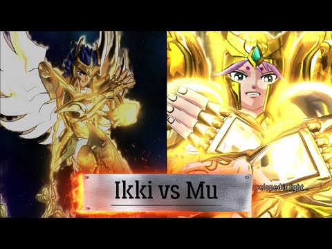 Saint Seiya: Soldiers Soul - Ikki (God Cloth) vs Mu (God Cloth) (5 Round)