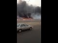 بالصور والفيديو: إندلاع حريق هائل