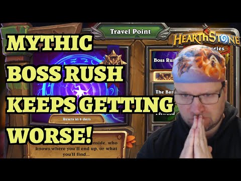 Mythic Boss Rush Gets WORSE and WORSE as We Get to Higher Levels - Hearthstone Mercenaries