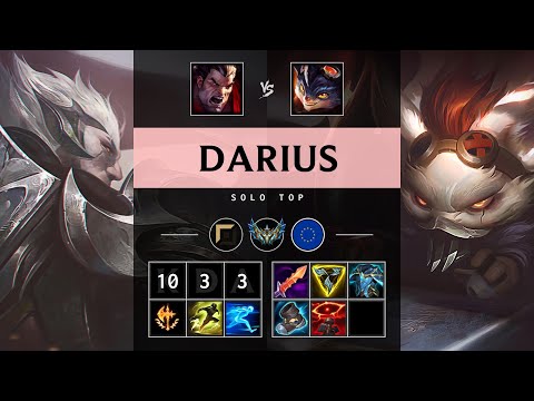 Darius Top vs Rumble - EUW Challenger Patch 25.16