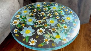 DIY Magical Epoxy Table with Real Flowers!