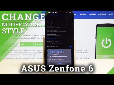 How to Manage Notifications in Asus Zenfone 6 – Personalize Notifications On Screen