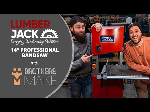 Lumberjack BS340 Professional Bandsaw with Brothers Make Showing Us All Their Favourite Features!
