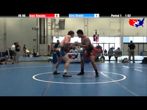 Juan Rosales vs. Cory Daniel at 2013 Junior Nationals - FILA - GR