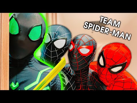 TEAM SPIDER-MAN Action Story | Fight BAD-HERO To Save VENOM ( Special Live Action )