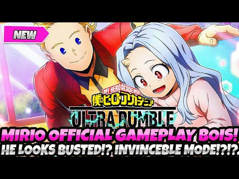 *BREAKING NEWS* MIRIO TOGATA OFFICIAL GAMEPLAY IS HERE! LEMILLION LOOKS BUSTED (My Hero Ultra Rumble