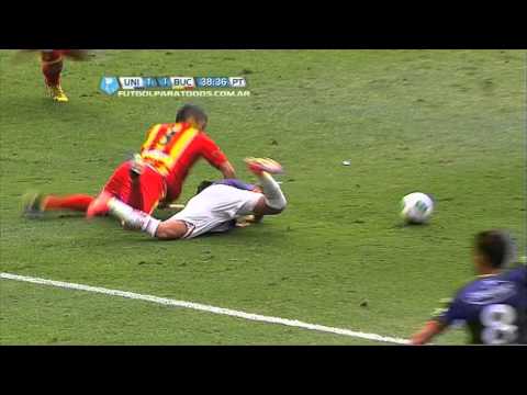 Gol de Jara. Unión 2 - Boca Unidos 1. B Nacional. Fecha 16. Fútbol Para Todos.