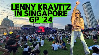 Lenny Kravitz at F1 Singapore Grand Prix 2024