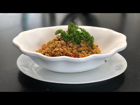 How to make Haitian Style Chicken Filling (Yon Fas Poul Byen Gou)