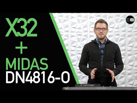 Additional 16 XLR Outputs on the Behringer X32 - Midas DN4816-O