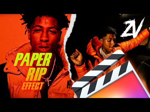 Paper Rip Transition (NO PLUGINS) | Final Cut Pro Tutorial