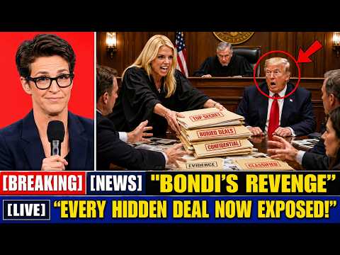 BONDI'S REVENGE: She Just Handed Prosecutors Every Hidden Deal Trump Thought Was Buried
