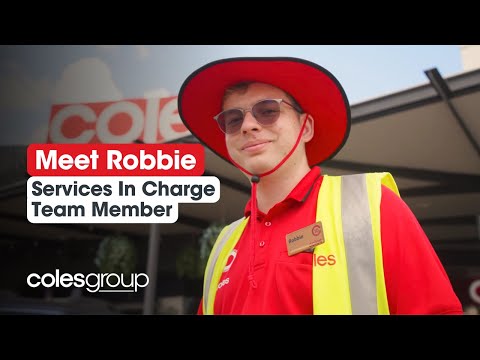Meet Robbie | Coles Services in Charge Team Member