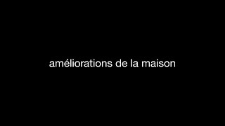 améliorations de la maison