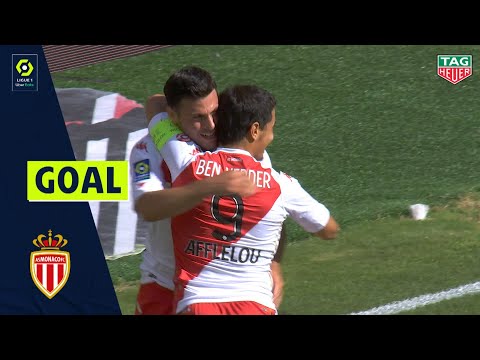 Goal Wissam BEN YEDDER (9' - AS MONACO) AS MONACO - RC STRASBOURG ALSACE (3-2) 20/21