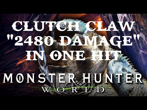 "2480 DAMAGE" Clutch Claw Hit (Solo) | Monster Hunter World: Iceborne