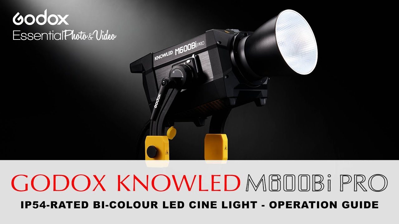 Godox KNOWLED M600Bi Pro – Operation Guide (同系列進階版參考)