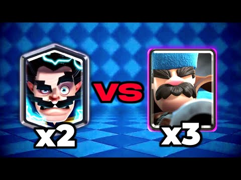 Electro Wizard VS Hunter in Clash Royale