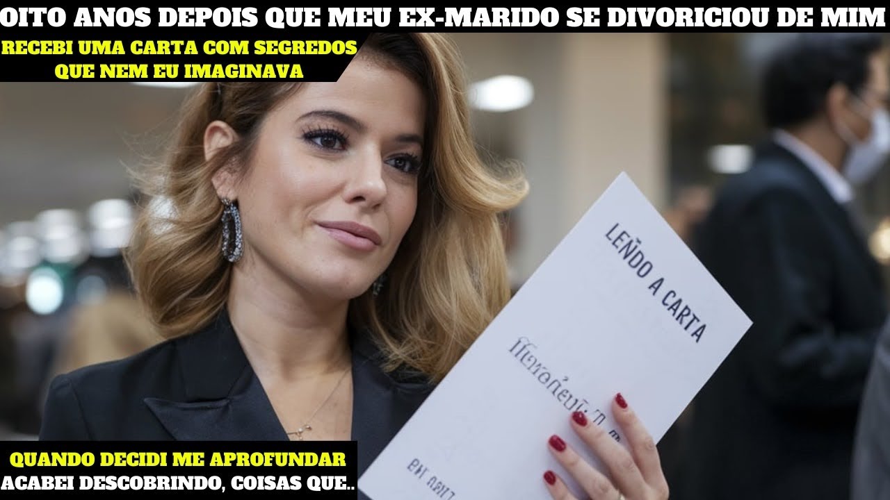 Oito anos depois, meu ex - marido me mandou uma carta, ele estava com a minha filha e quando...