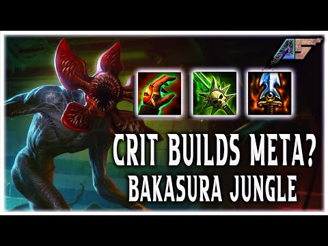 This crit Bakasura build lets you do THIS! - SMITE Bakasura Jungle Conquest Gameplay