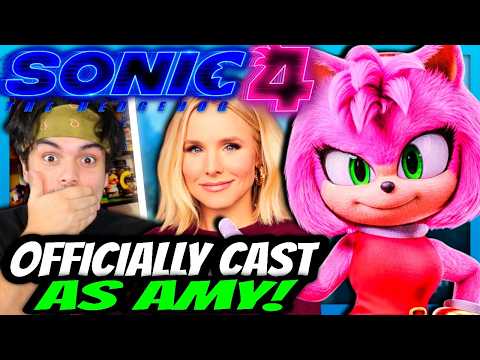 Sonic Movie 4 Officially Casts Kristen Bell As Amy Rose! (INSANE REACTION)