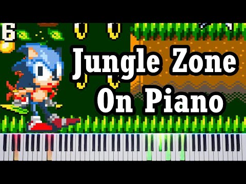 Sonic the Hedgehog - Green Hill Zone Theme - EASY Piano Tutorial 