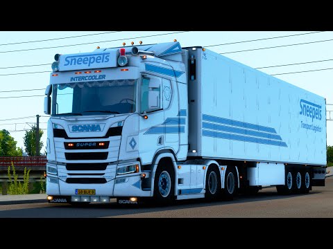 ETS2 | Scania R500 Sneepels And Schmitz Trailer [1.40] | ProMods 2.52