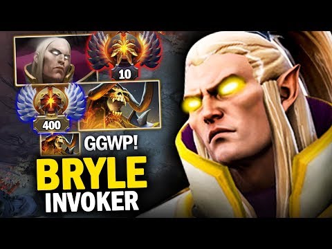 MUST WATCH!! TOP 10 RANK AMERICA BRYLE INVOKER VS CLINK MID | EPIC GAMEPLAY - DOTA 2 INVOKER 7.20D